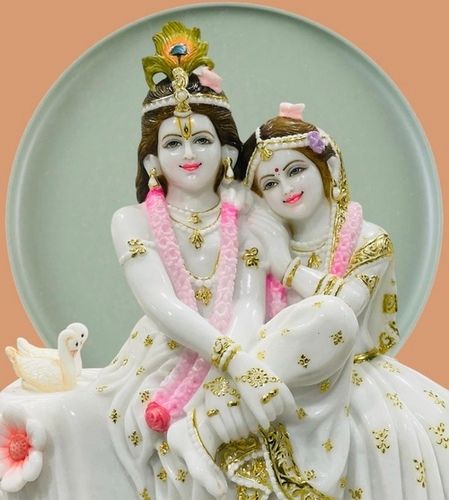 Marble Radha Krishna Sculpture