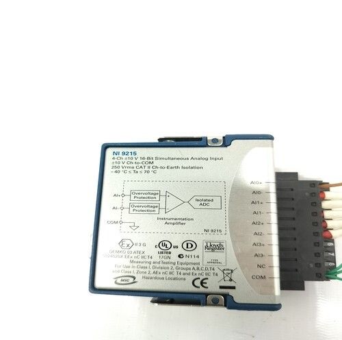 NATIONAL INSTRUMENTS NI9215 ANALOG INPUT MODULE