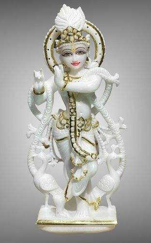 God Krishna Marble Statue