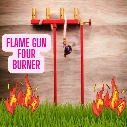 Poultry Farm Flame Gun Four Burner