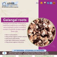 Galangal Root Cut - Dried Spices | Unique Flavor Profile, Used In Ayurvedic And Traditional Chinese Medicine, Ideal For Culinary Applications