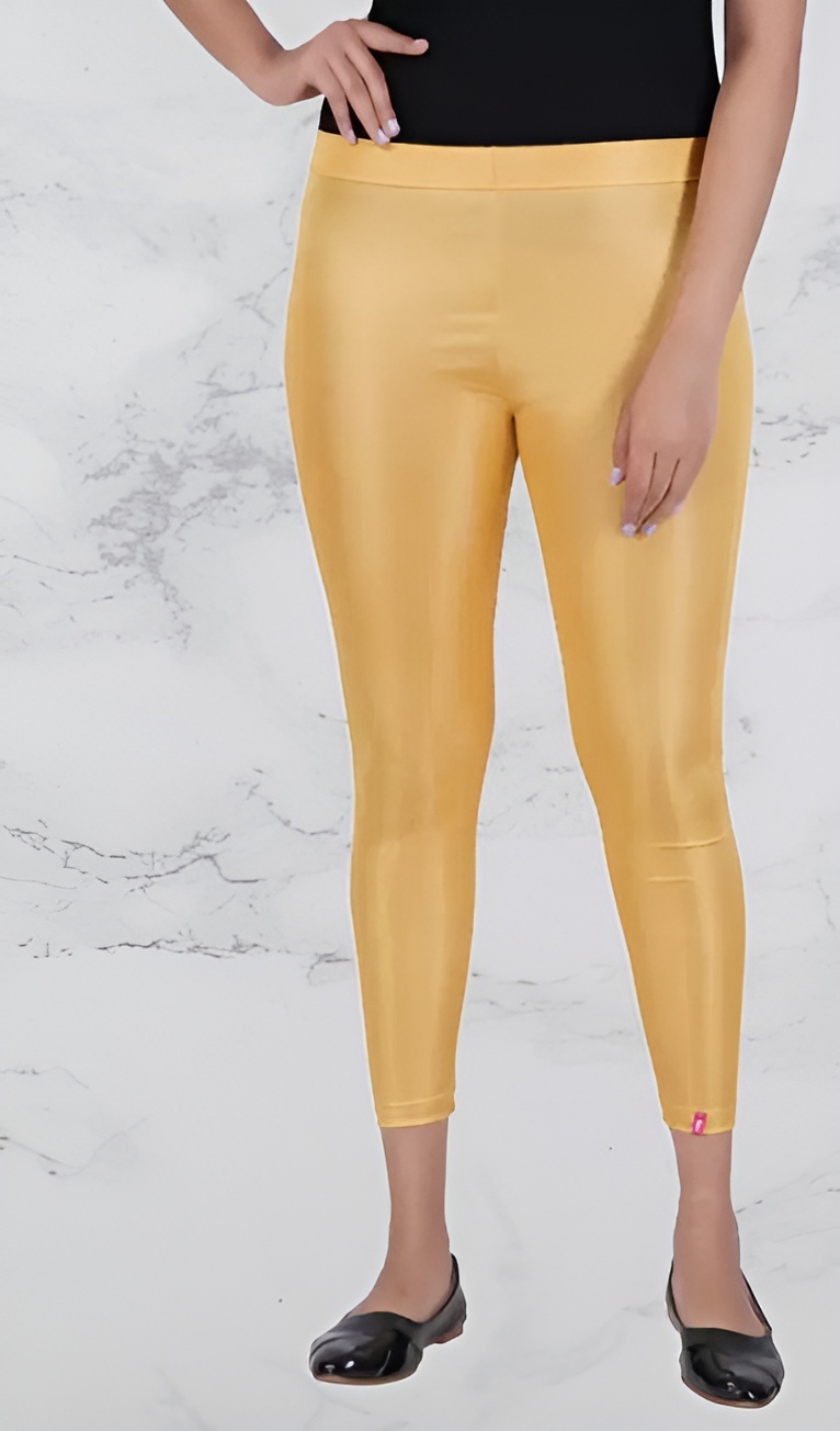 Connect Beige Colour Shimmer Ankle legging