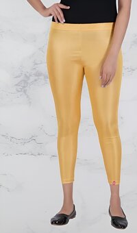 Connect Beige Colour Shimmer Ankle legging