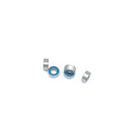 Miniature Bearing Blue Rubber Seals Mr52 Mr62 Mr63 Mr72 - Color: Silver