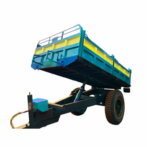 Steel Single Axle 2 Wheel Trolley