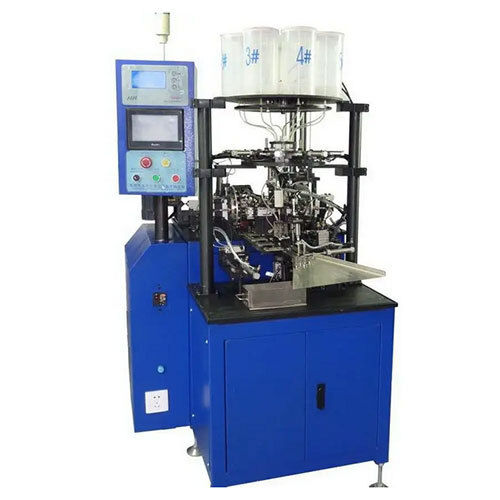 Blue Automatic Ball Bearing Assembling Machine Production Line at Best ...