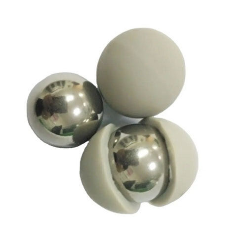 White Rubber Coated Steel Ball 10Mm 12.7Mm 15.5Mm 18Mm 20Mm 22Mm