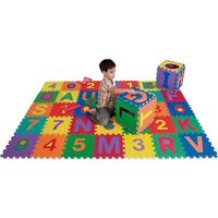 Alphanumeric Eva Puzzle Mat - Color: Multicolor