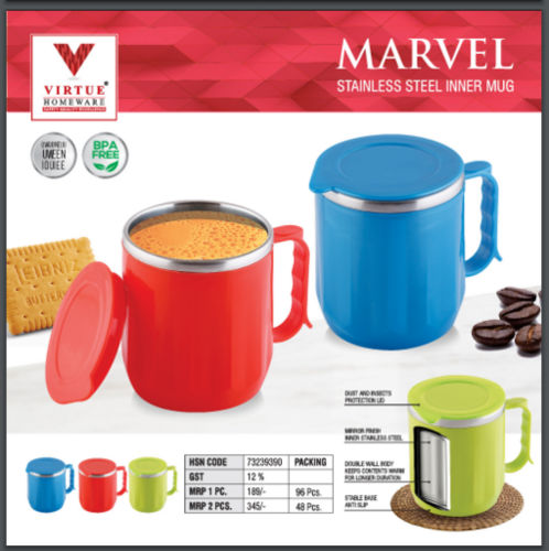 MARVEL VIRTUE HOMEWARE ST. STEEL INNER MUG