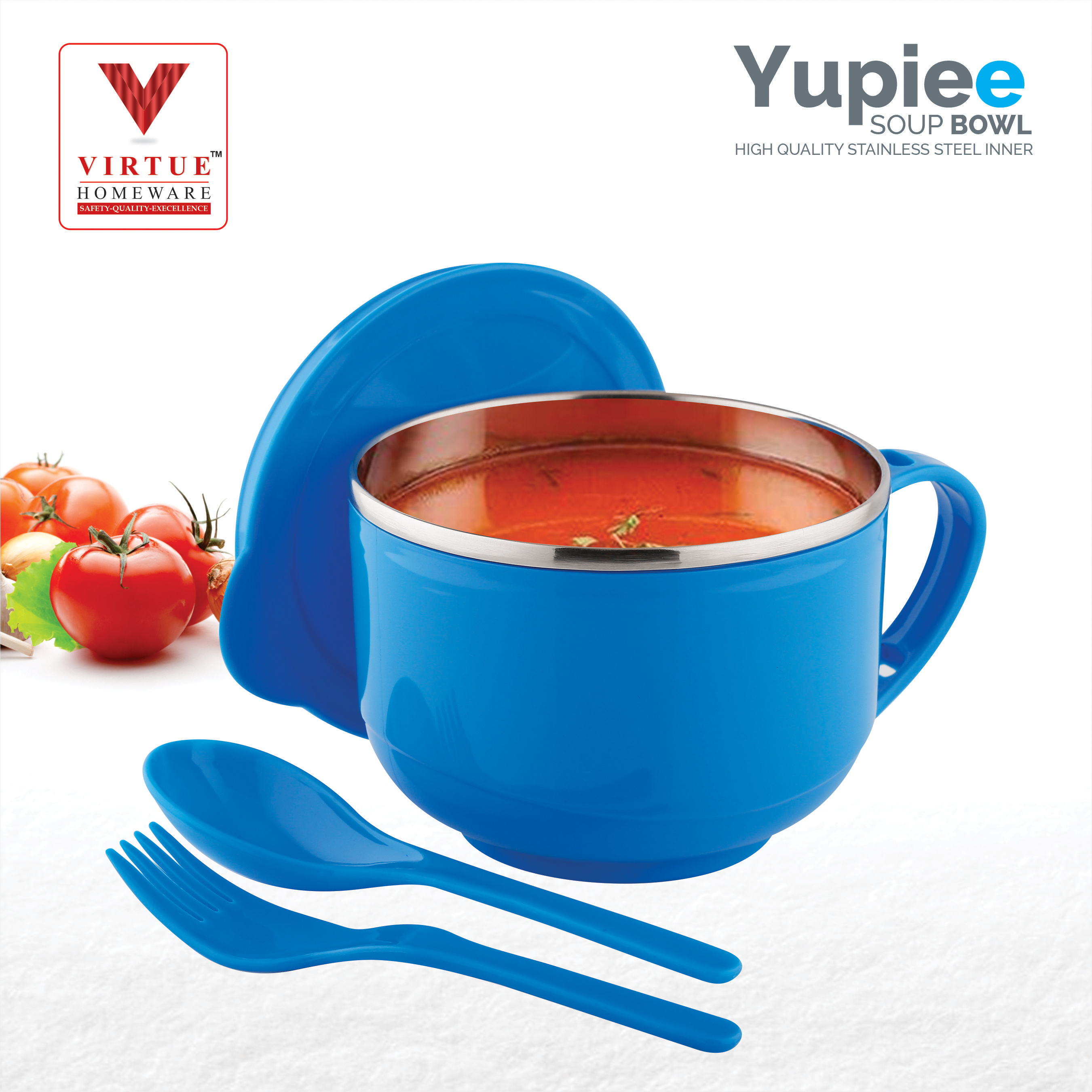 YUPIEE VIRTUE HOMEWARE ST. STEEL INNER SOUP BOWL