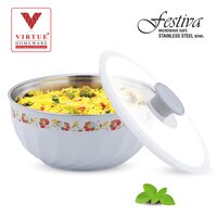 FLOURISH VIRTUE HOMEWARE MICROWAVE ST. STEEL BOWL