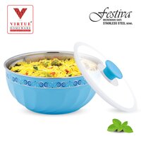 FLOURISH VIRTUE HOMEWARE MICROWAVE ST. STEEL BOWL