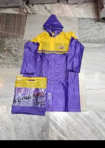 PVC and Polyester Raincoat For Kids