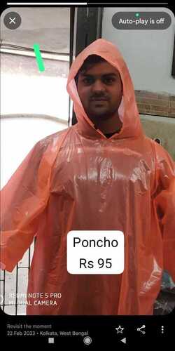 PVC Poncho Raincoat