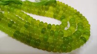 Natural Prehnite Chalcedony Rondelle Plain 8mm Beads Sold per Strand 8''Long