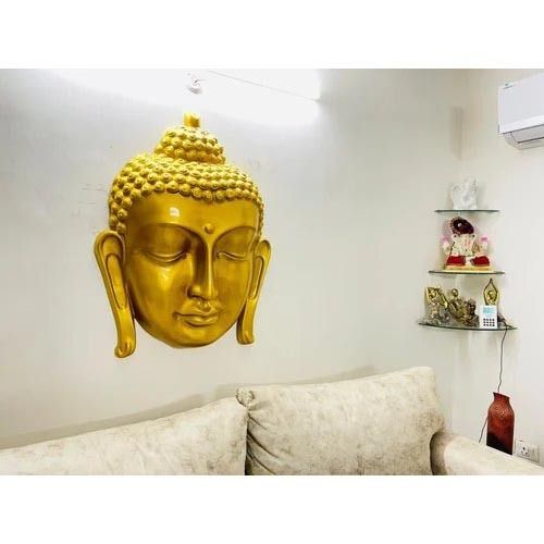 Yellow Buddha Face