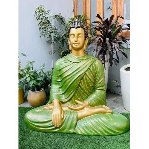 Eco-Friendly Dhanwanti Meditating Buddha Figurine Idol For Home, Office And Garden