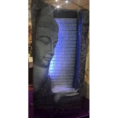 Gray Buddha Water Fountain For Home Decor