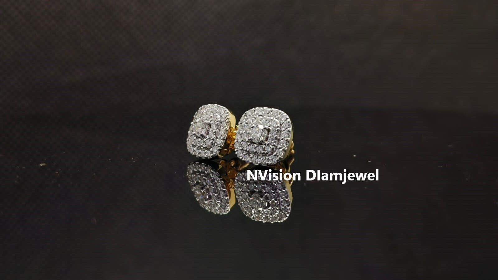 Natural Solitaire Halo Lightcatcher Diamond Earrings