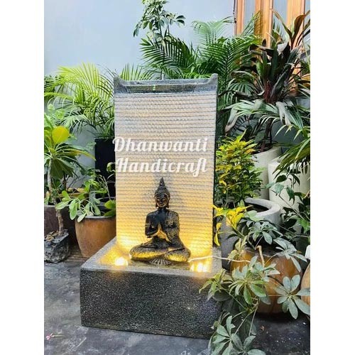 Namaste Slate Buddha Fountain