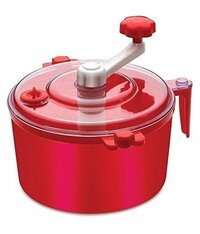 Atta Maker Blender - Virgin Plastic, Transparent Lid , Easy-to-use Manual Dough Mixer For Chapatti Preparation With Measuring Cups And Blade