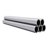 6082 Aluminium Pipe - Round Shape, Silver Color | Ideal For Construction Applications
