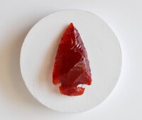 Red Glass Arrowhead Points Crystal Arrowhead Points