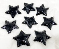 Black Obsidian Flat Stars Arrowhead Points Crystal Arrowheads