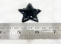 Black Obsidian Flat Stars Arrowhead Points Crystal Arrowheads