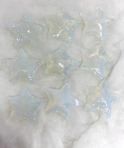 Opal Flat Stars Arrowhead Points Crystal Arrowhead Points