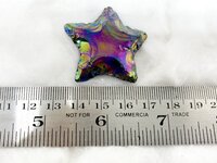 Aura Quartz Titanium Flat Star Arrowhead Points Crystal Arrowhead Points