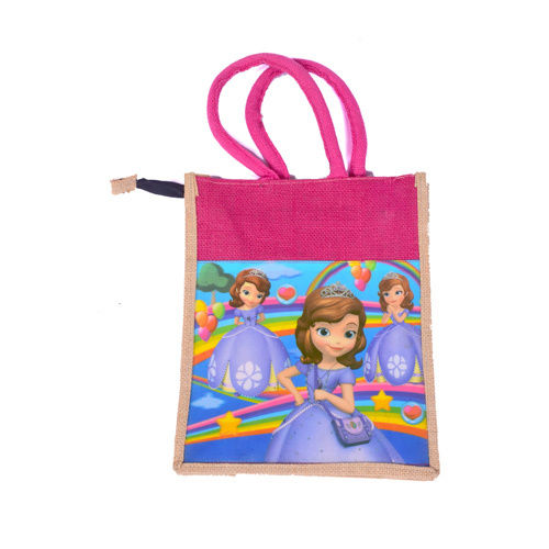 Multicolor Designer Jute Bag