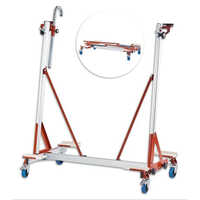 Raimondi - Aluminium Cart for Large Format Tiles | Standard Size, Silver & Red, Heavy-Duty Transport Design