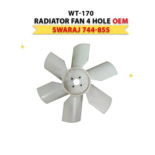 WT-170 Swaraj 744-855 4 Hole Radiator Fan