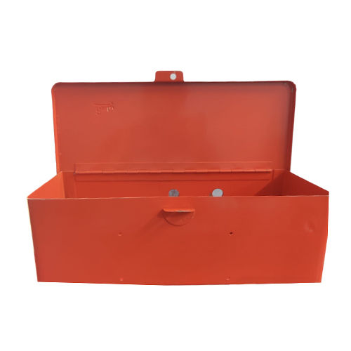 Polished Metal Hand Tool Box