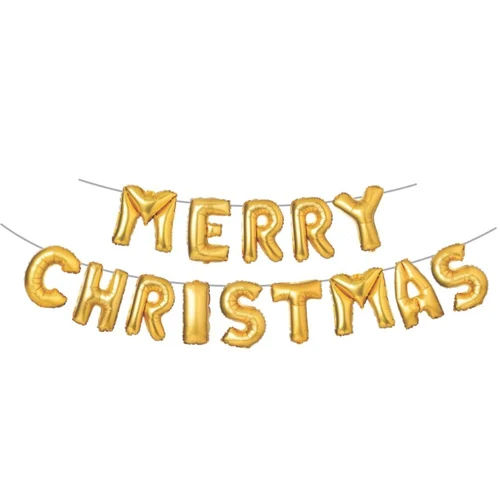 Merry Christmas Foil Paper Banner