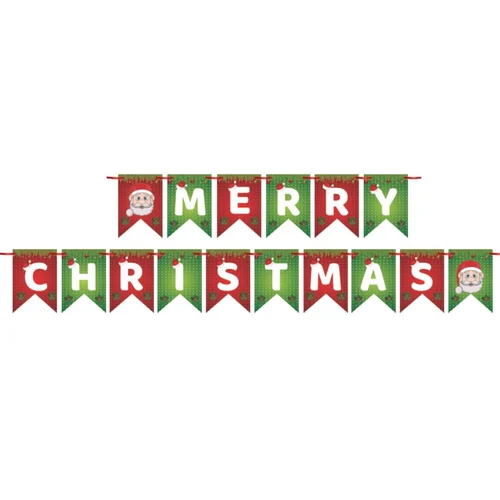 Merry Christmas Santa Banner