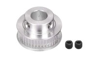Gt2 40teeth 10mm Belt Synchronous Pulley Bore 5mm For 3d Printer Machine - Color: Mettalic Silver/white