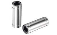 Lm10luu Linear Ball Bearing - High-strength Steel, 10mm Inner Dia, 19mm Outer Dia, 55mm Length | Silver, Ideal For Cnc And 3d Printers