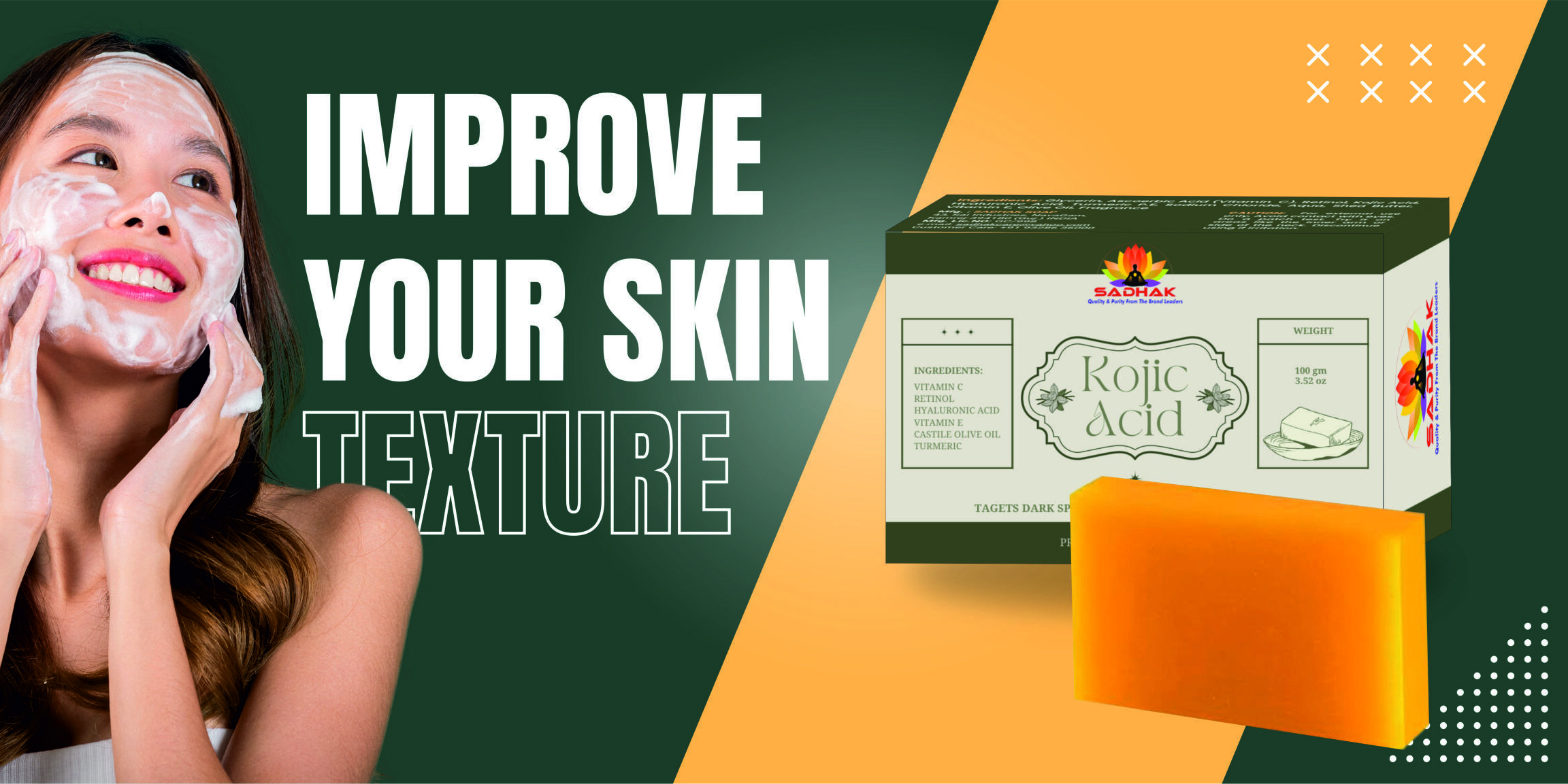 SADHAK KOJIC ACID SOAP