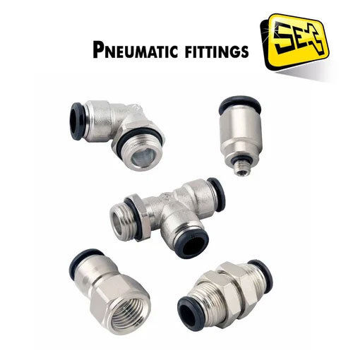 Silver Pneumatic Fitting