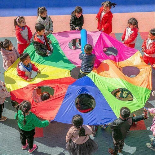 RAINBOW PARACHUTE MOLE GAME