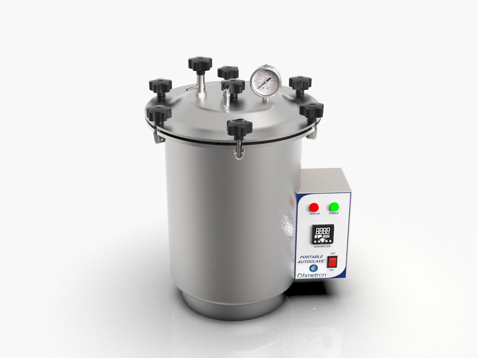 Ohmetron 24L Portable Autoclave - Material: Stainless Steel