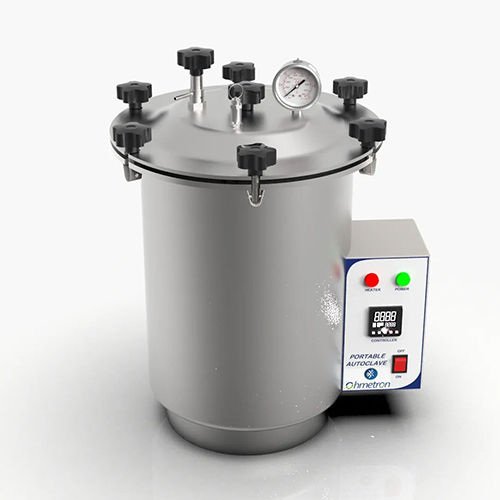 Ohmetron 24L Portable Autoclave - Material: Stainless Steel