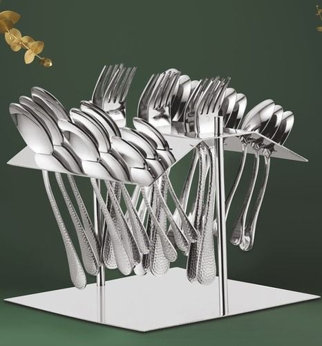 Cutlery set with stand