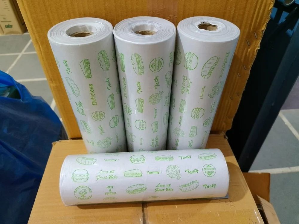 White 1 Kg Butter Paper Roll