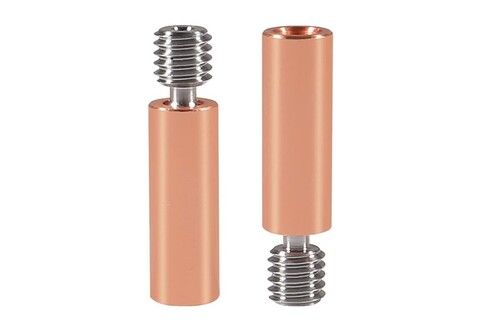 CR10 Bimetal Heatbreak All Metal Smooth Bi-Metal Copper Titanium Throat High Temperature