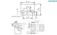 CR10 Bimetal Heatbreak All Metal Smooth Bi-Metal Copper Titanium Throat High Temperature