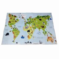 Animal Around The World Carpet - Brand Name: Khelokudoo