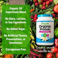 Orgain Organic Vegan Protein  50 Superfoods Powder